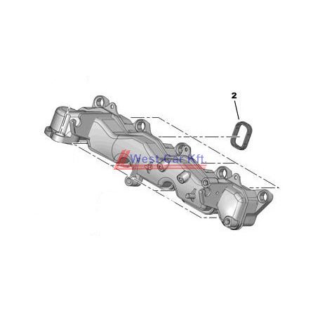 Ducato Jumper Boxer 2.2 Hdi inlet manifold 06-12 Euro 4 Original number: 0361P8