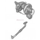 Turbo charger return pipe Citroen Jumper Peugeot Boxer 2.2HDI  06-  original number:37955