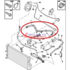 2006-> Ducato Jumper Boxer 2.2 hdi cooler water hose upper Original number: 1343JP