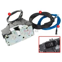   2006-> Fiat Ducato Citroen Jumper Peugeot Boxer siding door central lock (long bowden) OE: 1393801080