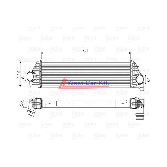 Renault Master Opel Movano Nissan NV400 Dci 2010-> intercooler