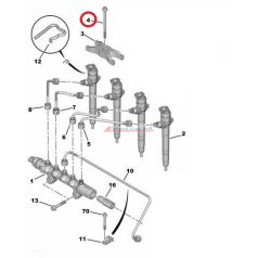   2006- Citroen Jumper Peugeot Boxer injector positioner bolt 2.2HDI  original number: 1610369580