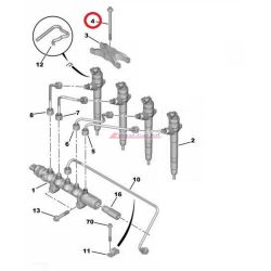   2006- Citroen Jumper Peugeot Boxer Injektor lefogató csavar 2.2HDI  Gyári szám: 1610369580