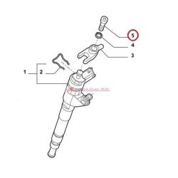   Injektor lefogató csavar Citroen Jumper Peugeot Boxer 2.8-3.0HDI  Gyári szám:1610789180