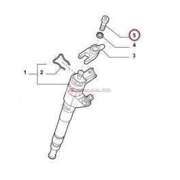   Injektor lefogató csavar Citroen Jumper Peugeot Boxer 2.8-3.0HDI  Gyári szám: 1610789180