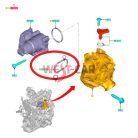 2014-> Ford Transit 2.0 Ecoblue inlet manifold duct gasket OE: 2268824 