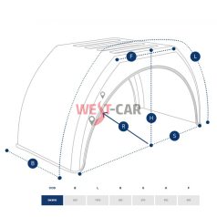 2006-> Ducato Jumper Boxer rear mudflap for flatbed