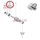 2010-> Renault Master Opel Movano Nissan NV400 2.3 Dci primer tengely váltó csapágy Gyári szám: 322032609R