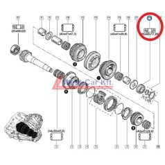   2010-> Renault Master Opel Movano Nissan NV400 2.3 Dci váltócsapágy csapágy Gyári szám: 322236417R