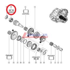   2010-> Renault Master Opel Movano Nissan NV400 2.3 Dci szekunder tengely csapágy Gyári szám: 322637415R