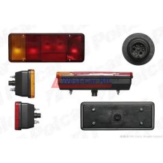   Iveco Daily 2000-2006 bal hátsó lámpa alvázas kivitelhez 5 pines