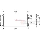2000-2014 Iveco Daily air condition cooler without dryer