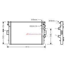 2000-2011 Iveco Daily water cooler 2.3D, 3.0D, 3.0CNG