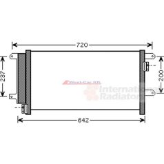 2000-2014 Iveco Daily air condition cooler with dryer