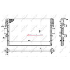 2006-2011 Iveco Daily water cooler 2.3D, 3.0D, 3.0CNG