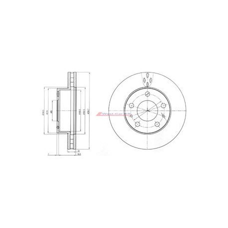 Ducato Jumper Boxer front Brake disc (300×32) hole number: 5, Wheel diameter: 16"