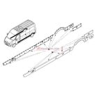 Renault master Opel Movano aftermarket left side molding