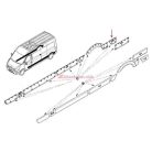 Renault master Opel Movano utángyártott Jobb hátsó oldal díszléc Gyári szám: 768F30007R