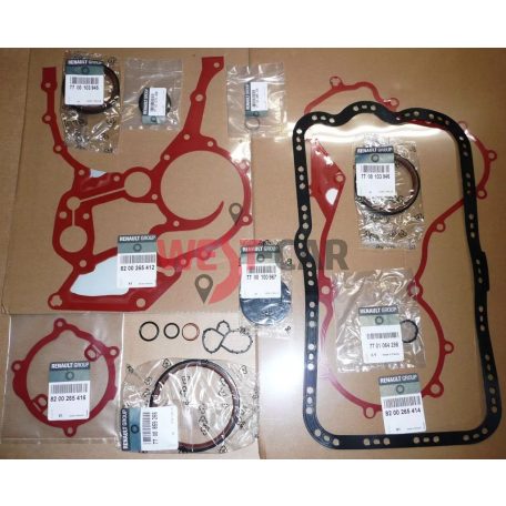 Crankcase Gasket Set for Renault Master / Trafic, Opel Movano / Vivaro 2.2–2.5 Dci