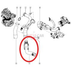   2010-> Renault Master / Opel Movano / Nissan NV400 coolant pipe Original number: 7701478542
