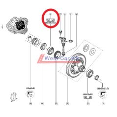   2010-> Renault Master, Opel Movano Nissan Interstar 2.3 Dci differenciálmű csapágy Gyári szám: 7703090344