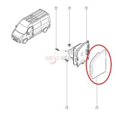   2010-> Renault Master / Opel Movano /N. NV400 2.3 Dci fuel tank cap cover OE : 788300019R