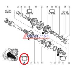   2010-> Renault Master Opel Movano Nissan NV400 2.3 Dci 6. sebesség tűgörgős csapágy Gyári szám: 8200026371