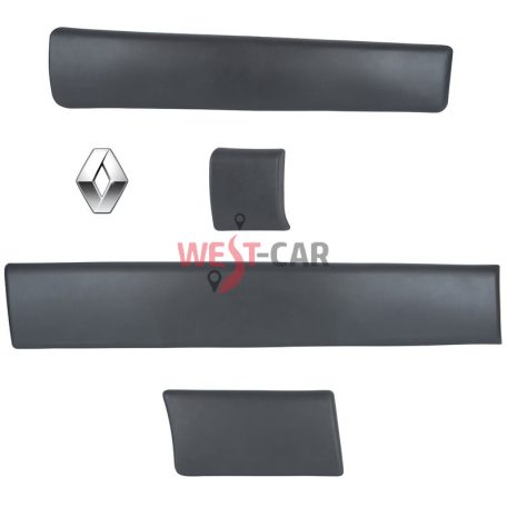 2001-2014 Renault Trafic Opel Vivaro original RH Long version door molding set OE: 8200036075 8200036086 8200036101 8200036095