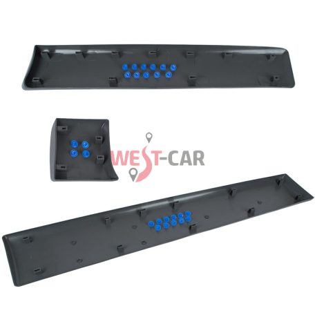 2001-2014 Renault Trafic Opel Vivaro left side moulding set SHORT version OE:  8200036093 8200036105 8200036088