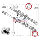 2010-> Renault Master Opel Movano Nissan NV400 2.3 Dci secunder shaft needle bearing Original number: 8200117772