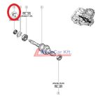 2010-> Renault Master Opel Movano Nissan NV400 2.3 Dci váltó primer tengely szimering  Gyári szám: 8200544206
