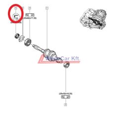   2010-> Renault Master Opel Movano Nissan NV400 2.3 Dci váltó primer tengely szimering  Gyári szám: 8200544206