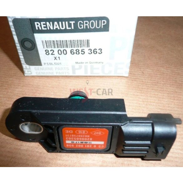 2010-> Renault Master / Opel Movano /N. NV400 2.3 Dci szívócső nyomás érzékelő gyári szám: 8200685363