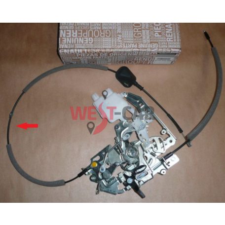 2010-> Renault Master / Opel Movano / Nissan NV400 tolóajtó zárszerkezet bowden (szerkezet-alsó görgő közé) Referencia szám: 826703236R