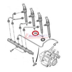   2012-> Citroen Jumper Peugeot Boxer injector gasket 2.2HDI Euro 5  Gyári szám: 9801621780