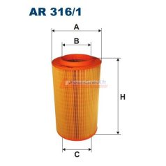   2006-> Ducato Jumper Boxer air filter 2.2/2.3/3.0 normal use (FILTRON)