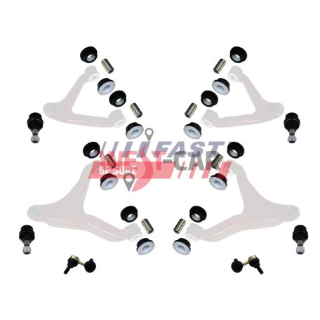 2000-2006 Iveco Daily lengőkar és stabilizátor felújító készlet Gyári számok: 504039506 500383975 500334716 500334717 500339201