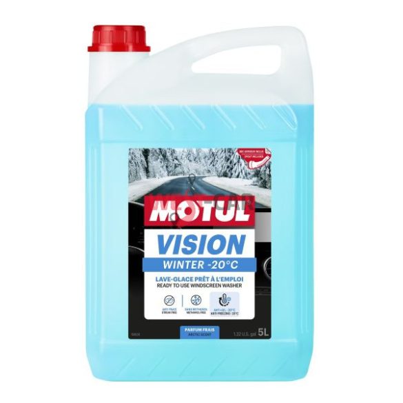 Motul Vision winter windscreen washer fluid  -20°C 5Liter Ready to use