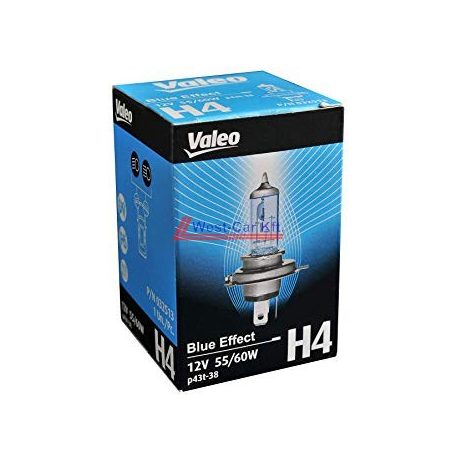 Valeo H4 Blue Effect headlight light bulb 12V 60/55W