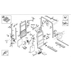 Door and door lock parts