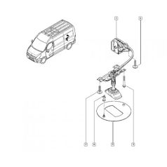 Spare wheel carrier